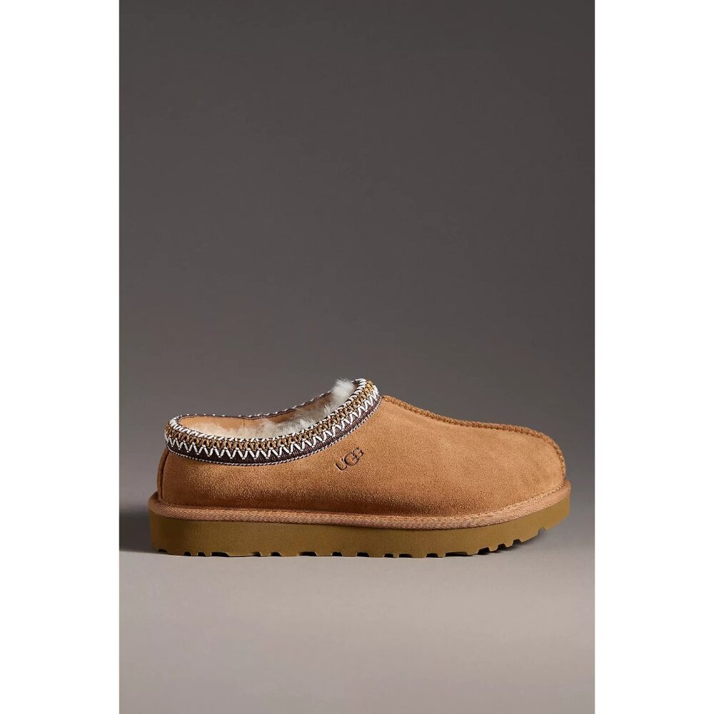NEW UGG Size 10 Women's Tasman II Sheepskin Slippers - Chestnut